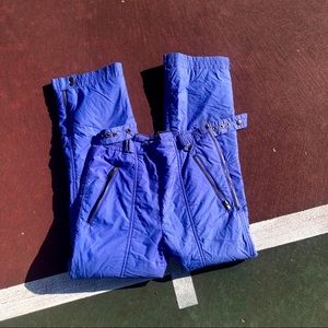Purple ski pants